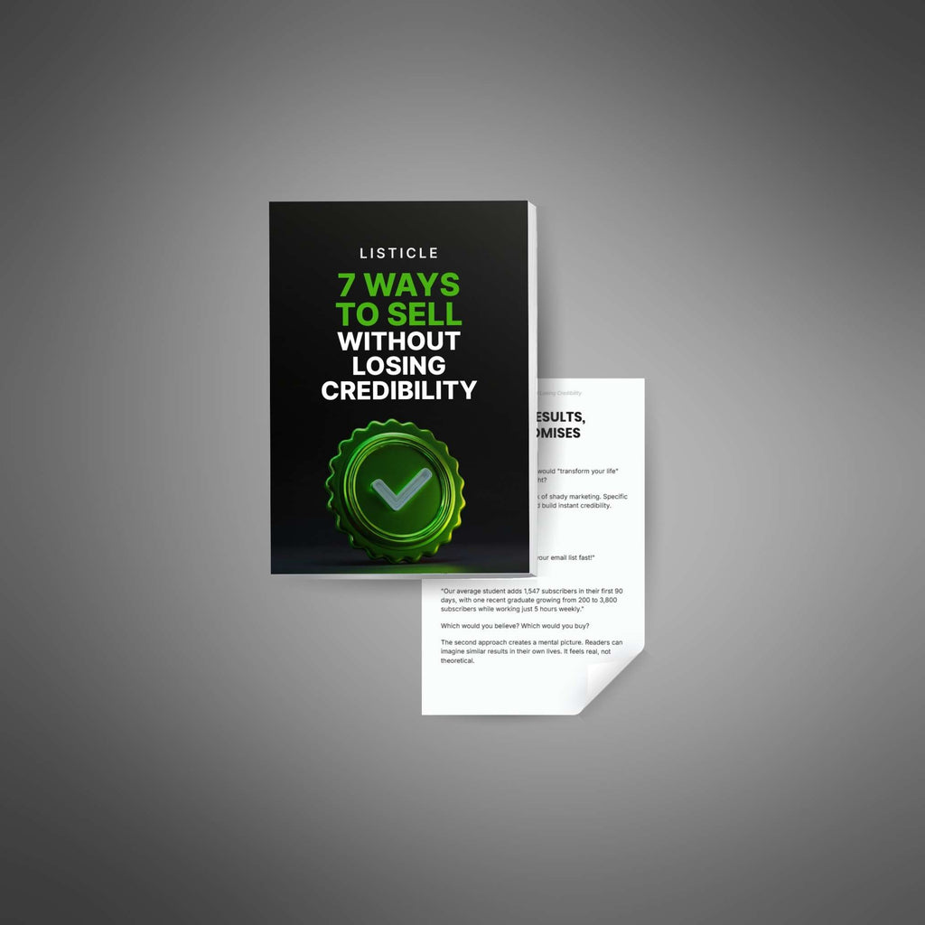 7 Ways to Sell Without Losing Credibility