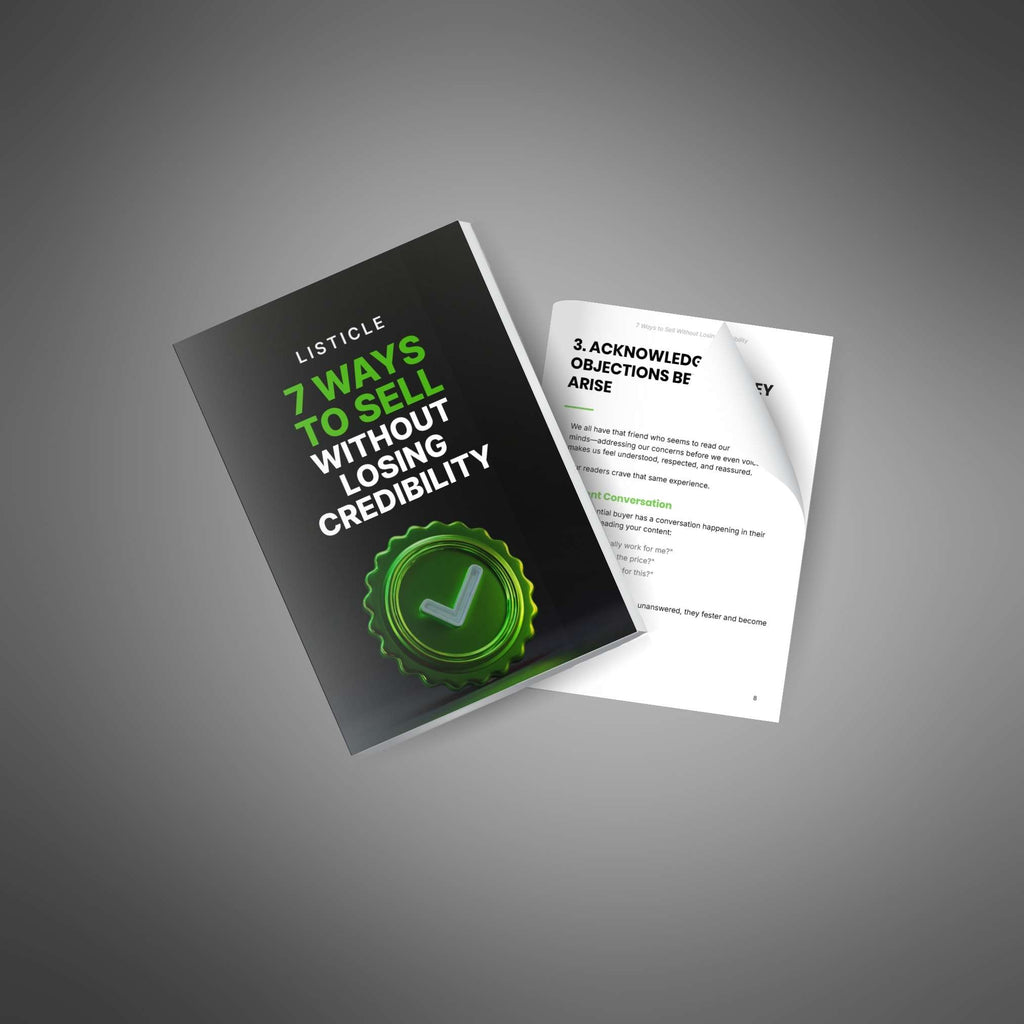 7 Ways to Sell Without Losing Credibility