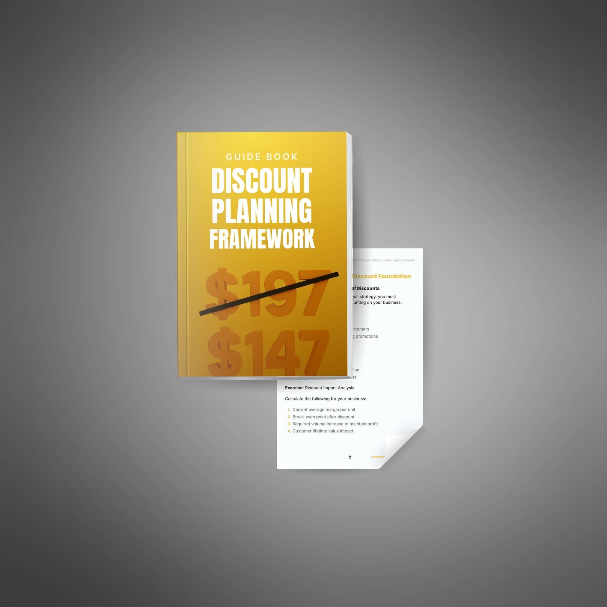 The Strategic Discount Planning Framework